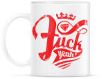 printfashion Fuck yeah! - Bögre - Fehér (787597)