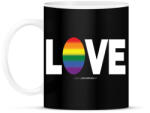 printfashion LOVE - humanista - LMBT / LMBTQI (131) - Bögre - Fekete (3909038)