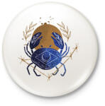 printfashion Rák - Kitűző, hűtőmágnes - Fehér (6263873)