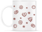 printfashion Karácsonyi minta - Bögre - Fehér (5685871)