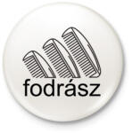 printfashion Fodrász - márka - Kitűző, hűtőmágnes - Fehér (7317445)