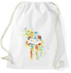 printfashion Strucc vízfesték - Sportzsák, Tornazsák - Fehér (1524532)