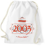 printfashion since-2003-red-black - Sportzsák, Tornazsák - Fehér (538007)