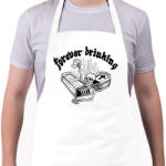 printfashion Örökké inni - Kötény - Fehér (4901039)