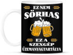 printfashion Ez nem sörhas! - Bögre - Fekete (7025226)