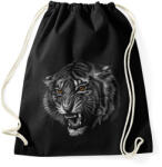 printfashion Tigris portré - Sportzsák, Tornazsák - Fekete (4846147)