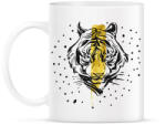 printfashion Arany tigris - Bögre - Fehér (4792480)