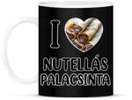 printfashion I love Nutellás palacsinta - Bögre - Fekete (10853330)