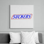 printfashion Suckers - Vászonkép - Fehér (6632626)