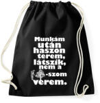 printfashion munkám után. w - Sportzsák, Tornazsák - Fekete (14970384)