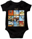 printfashion Dalí - részletek - Baba Body - Fekete (11902084)