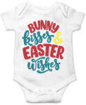 printfashion Bunny kisses & Easter wishes - Baba Body - Fehér (6330101)