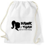 printfashion Hawk Tuah - Black - Sportzsák, Tornazsák - Fehér (16771083)