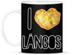 printfashion I love lángos - Bögre - Fekete (8697731)