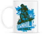 printfashion Downhill kék - Bögre - Fehér (4103096)