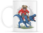 printfashion Mopsz és a T-rex - Bögre - Fehér (2883836)