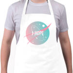 printfashion BTS NASA: J-HOPE - Kötény - Fehér (4908701)