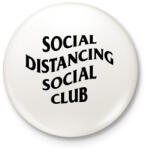 printfashion Távolságtartó klub. . . - Kitűző, hűtőmágnes - Fehér (3267049)