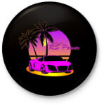 printfashion Vice City - Audi - Kitűző, hűtőmágnes - Fekete (3102990)