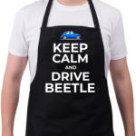 printfashion DRIVE BEETLE - Kötény - Fekete (10357506)