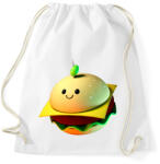 printfashion Cuki burger - Sportzsák, Tornazsák - Fehér (6100965)