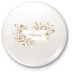 printfashion Viktória PM PF - Kitűző, hűtőmágnes - Fehér (3679071)