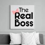 printfashion Az igazi főnök! - Vászonkép - Fehér (6622324)