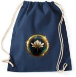 printfashion Arany lótusz - Sportzsák, Tornazsák - Sötétkék (14518753)