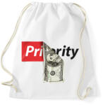 printfashion Priority - Sportzsák, Tornazsák - Fehér (16104990)