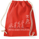 printfashion Super Mario evolúció - Sportzsák, Tornazsák - Piros (310459)
