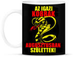 printfashion Augusztusi Kobra - Bögre - Fekete (6051919)