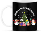 printfashion Vágyom a mesés karácsonyra - Bögre - Fekete (10208981)