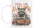 printfashion Feral Girl Autumn - Bögre - Fehér (16677187)
