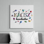 printfashion Káosz koordinátor - Vászonkép - Fehér (13754708)