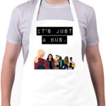 printfashion It's just a bus. - Kötény - Fehér (4909650)