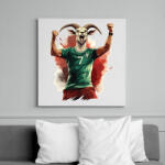 printfashion CR7 - The Goat - Vászonkép - Fehér (14947846)