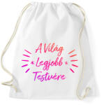 printfashion Testvér - Sportzsák, Tornazsák - Fehér (11404308)