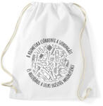 printfashion A kozmetika csökkenti a szorongást - Sportzsák, Tornazsák - Fehér (6553652)