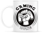 printfashion Gaming zone - Bögre - Fehér (4831955)