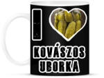 printfashion I Love Kovászos Uborka - Bögre - Fekete (16365221)