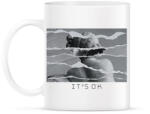 printfashion It's OK - szobrok - Bögre - Fehér (6327915)