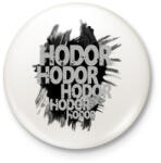 printfashion HODOR - Kitűző, hűtőmágnes - Fehér (3077486)