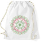 printfashion Mikulásvirágos téli mandala - Sportzsák, Tornazsák - Fehér (4072719)