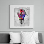 printfashion Zene a megoldás - Vászonkép - Fehér (6627025)