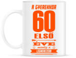 printfashion Az első 60 év! - Bögre - Fehér (1924078)