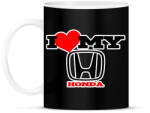 printfashion I love my Honda - Bögre - Fekete (2180894)