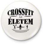 printfashion Crossfit az életem - Kitűző, hűtőmágnes - Fehér (11719535)