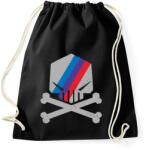 printfashion BMW M koponya - Sportzsák, Tornazsák - Fekete (844682)