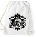 printfashion Gokart - Sportzsák, Tornazsák - Fehér (16557095)