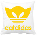 printfashion Catdidas - Párnahuzat, Díszpárnahuzat - Fehér (985339)